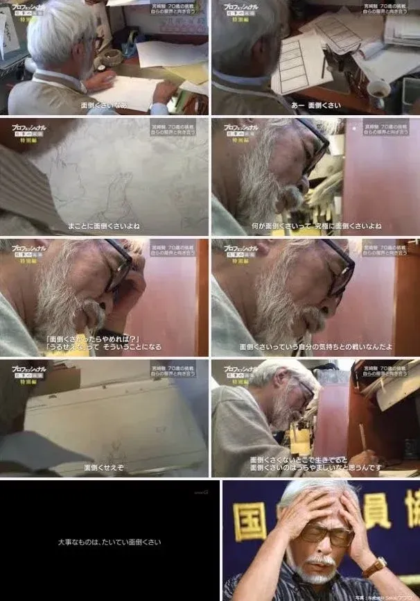 Hayao Miyazaki on Professional: The Way of Work