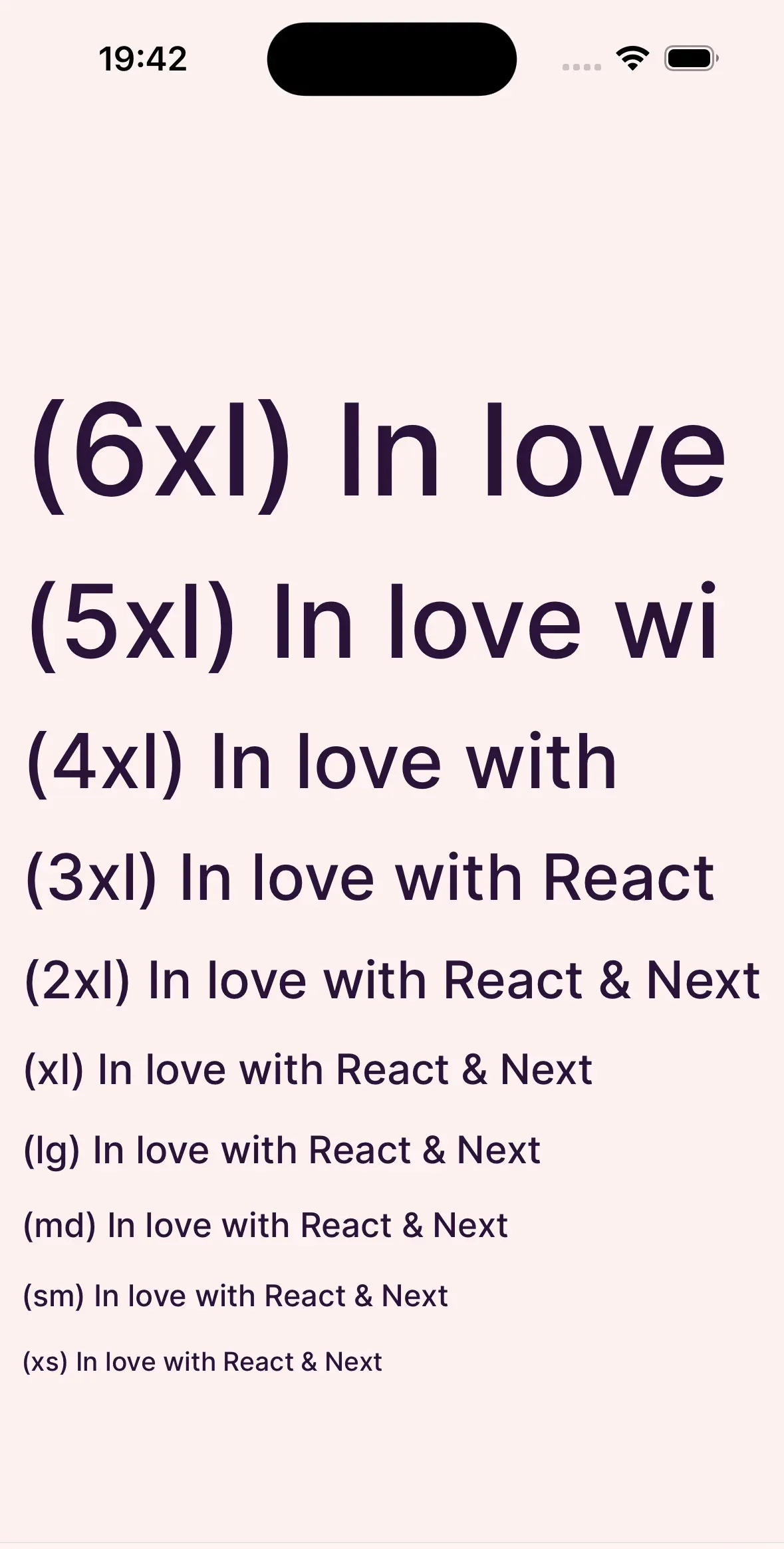 "The React Native reproduction"